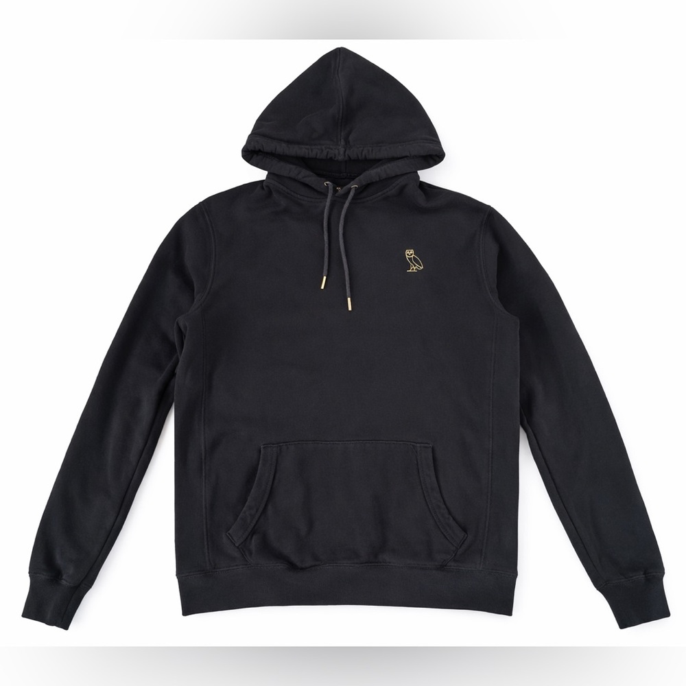 October’s Very Own OVO Hoodie Black Gold Owl Logo L
